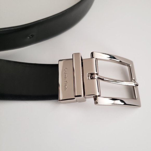 Calvin Klein Men's Reversible Dress Belt in Black and Brown - Picture 1 of 5